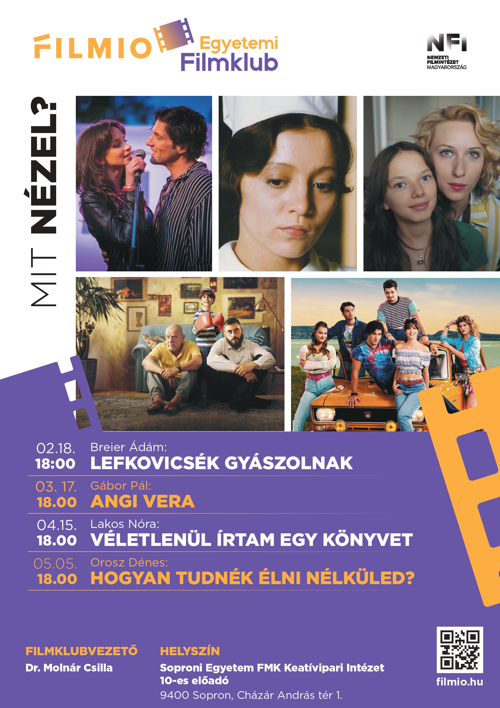 egyetemi filmklub program
